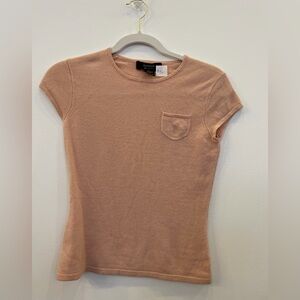 Express Cashmere Short Sleeve Sweater